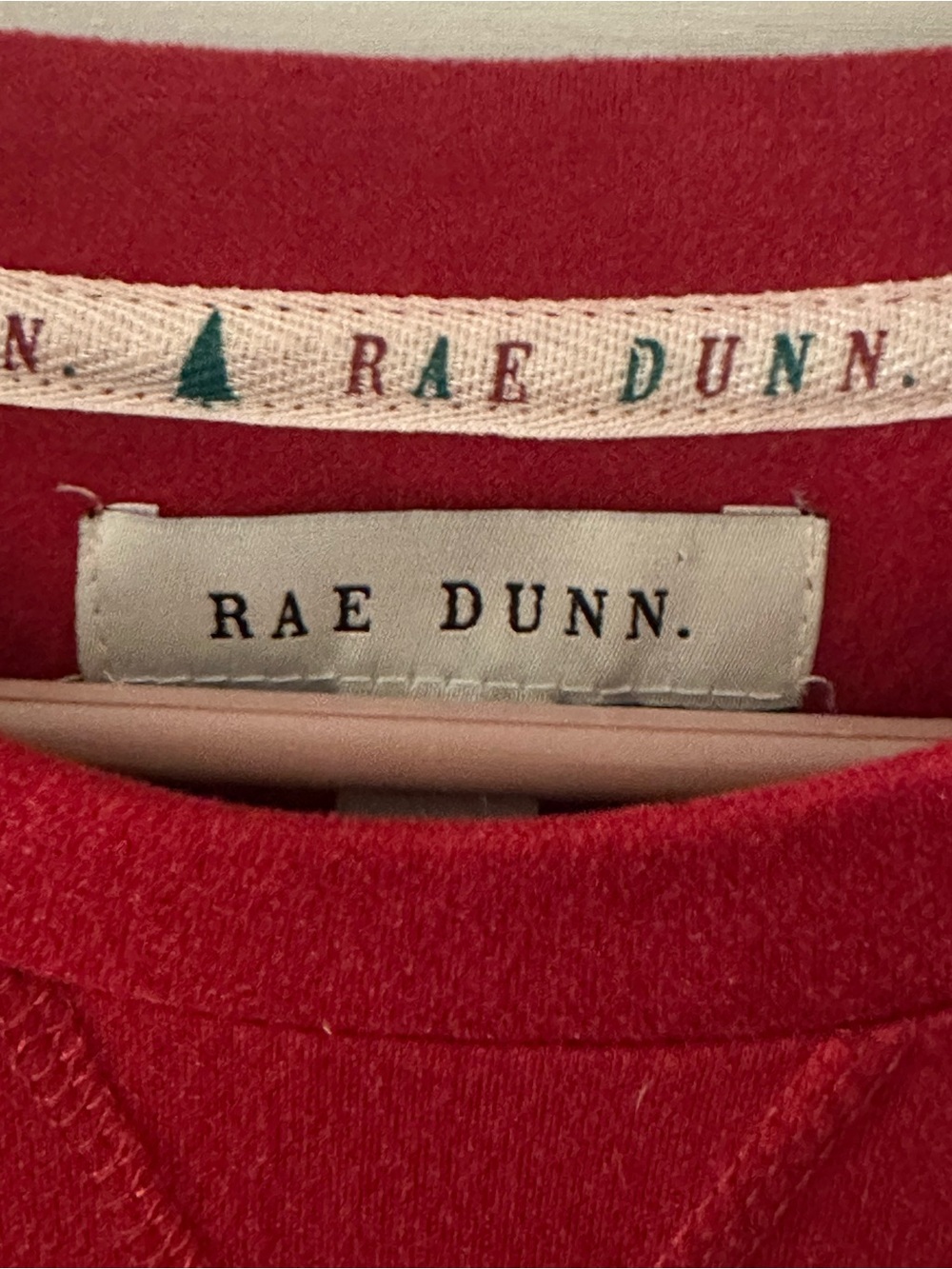 Rae Dunn Bright Red Women's Tunic